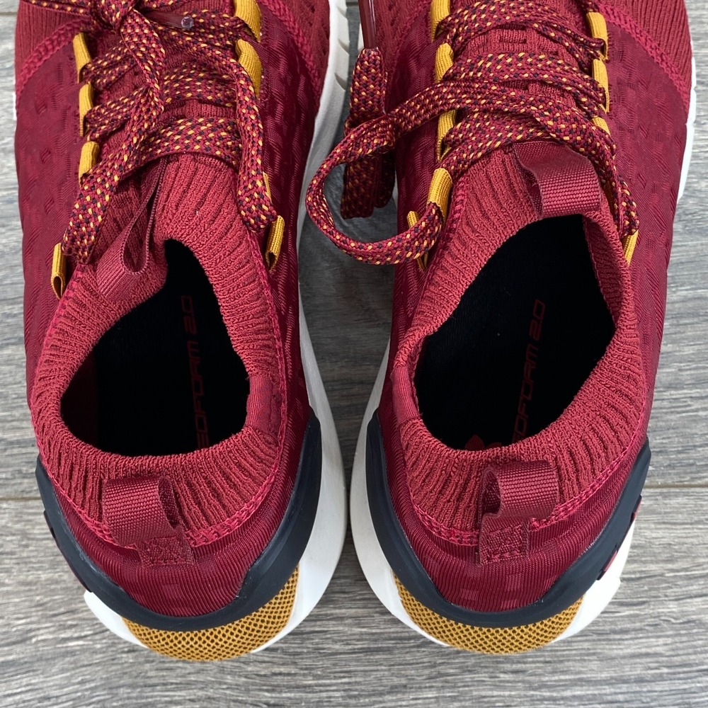 Under Armor Hovr Phantom 1 Running Sneakers Youth Boy's Size 5 Maroon 3028384 - Picture 10 of 12